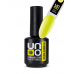 UNO, Камуфлирующее базовое покрытие для гель-лака Color Rubber Base Neon Yellow