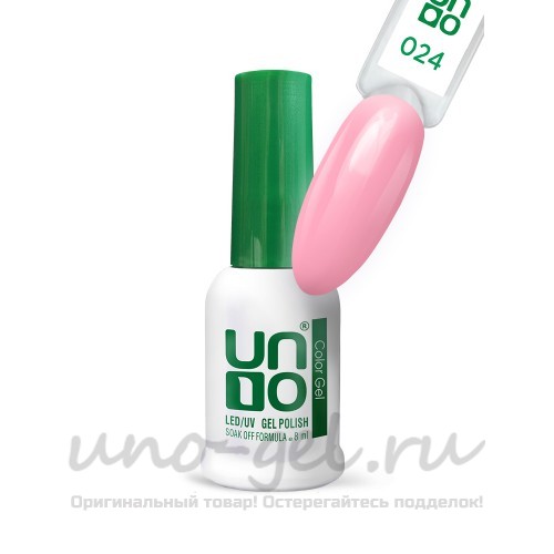 UNO, Гель–лак №024 Strawberry Yogurt — «Клубничный йогурт»